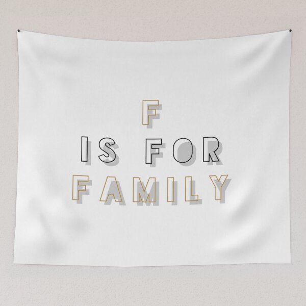 Item preview, F Is For Family        designed and sold by RileyRiceed.