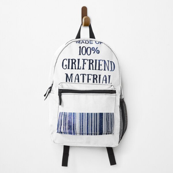 Item preview, Made Of 100% Girlfriend Material Blue Starry Nights- Aesthetic Funny Barcode unique designed and sold by MAEffects.