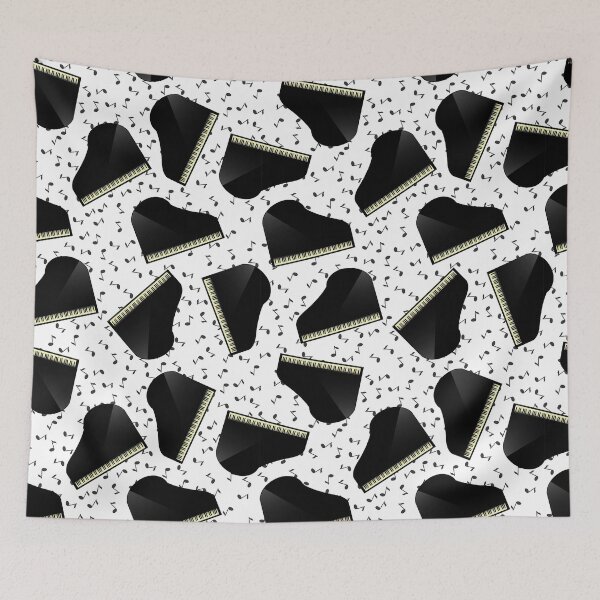 Item preview, Pianos With Music Notes designed and sold by MignonBeauty.
