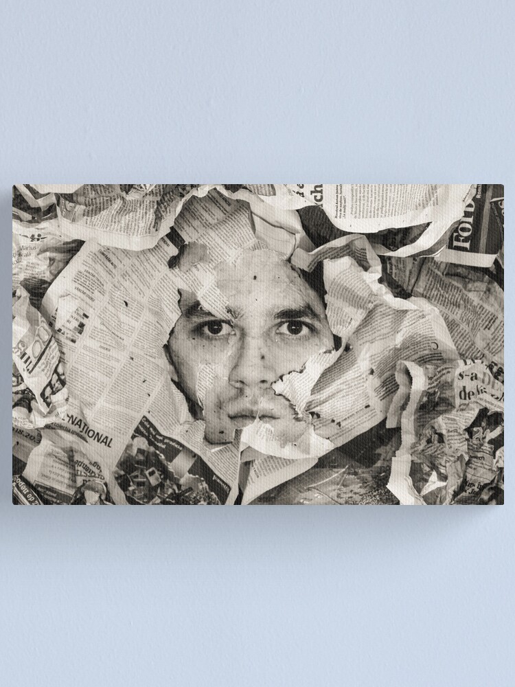 Alternate view of I read the news today, oh, boy Canvas Print