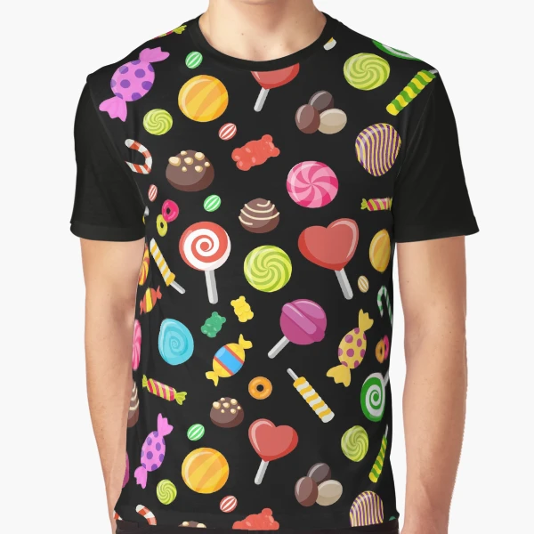 Colorful Sweet Candy Assortment Pattern