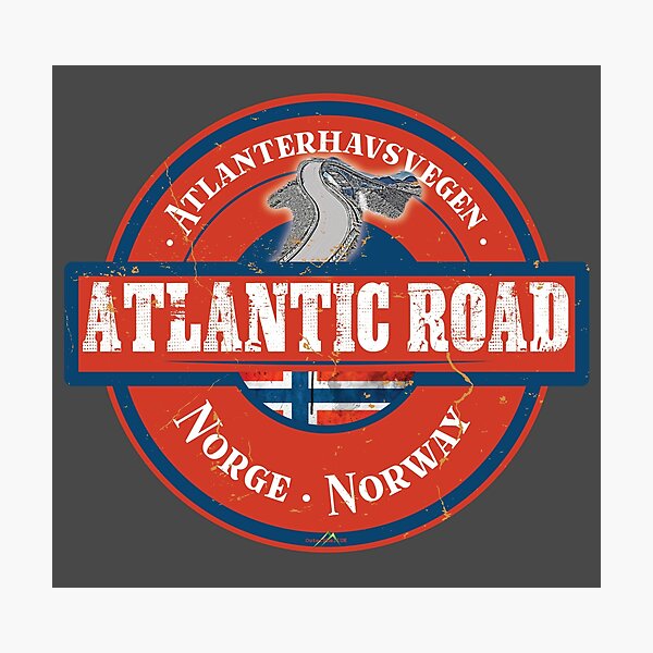 Item preview, Atlantic Ocean Road Norway Atlanterhavsvegen Sticker T-Shirt 03 designed and sold by OuterShellUK.