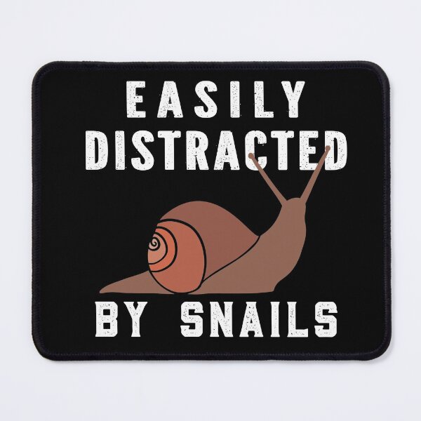Item preview, Easily Distracted By Snails (Funny Gift For Snail Lover) designed and sold by i-longmanshop.
