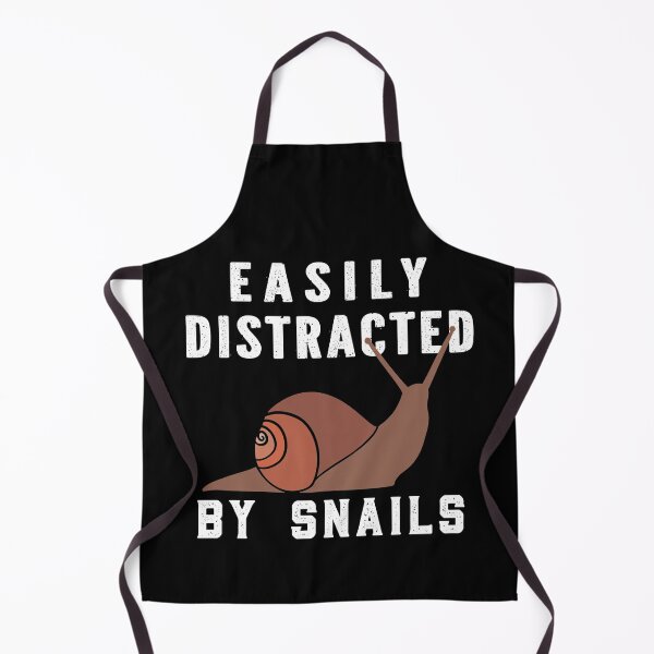 Item preview, Easily Distracted By Snails (Funny Gift For Snail Lover) designed and sold by i-longmanshop.