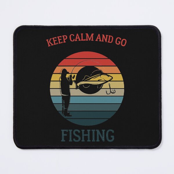 Item preview, Keep calm and go fishing 60 designed and sold by SARAHKUHNS.