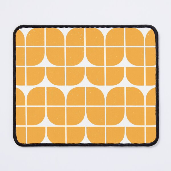 Item preview, Mid Century Modern Abstract Pattern 03 Bright Yellow designed and sold by D-Spot Shop.