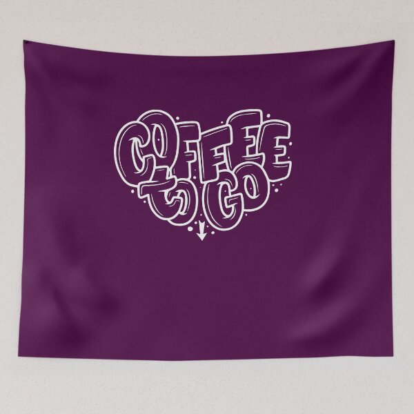 Item preview, coffee to go - coffee quote designed and sold by Hoetoons.