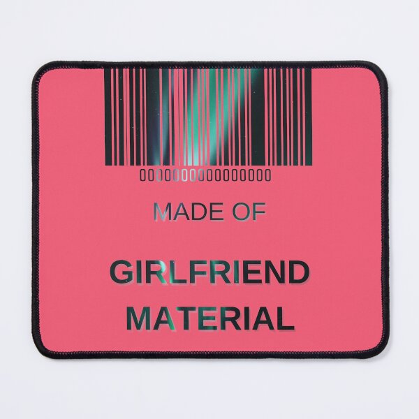 Item preview, Made Of Girlfriend Material Northern Lights- Funny Barcode unique designed and sold by MAEffects.