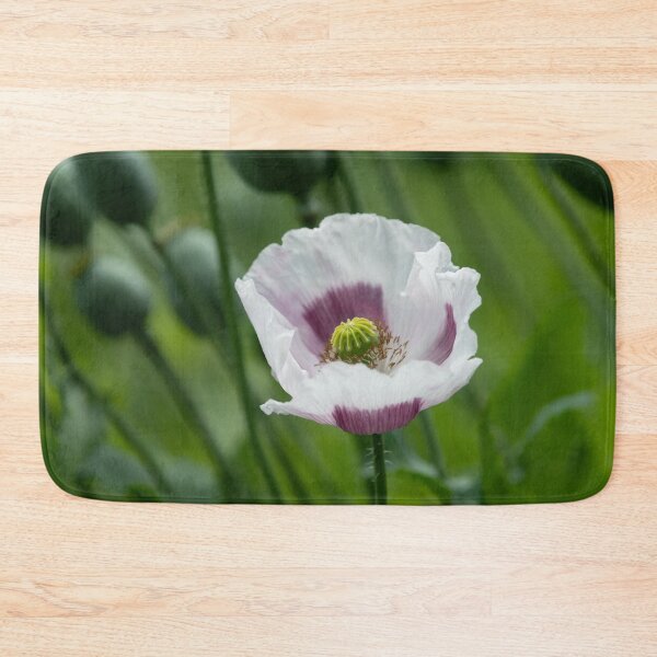 Item preview, white and purple poppy flower designed and sold by Stefan Rotter.