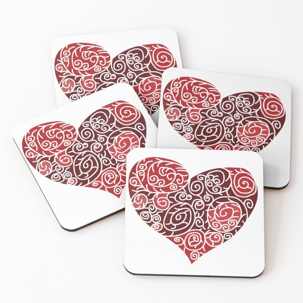 Item preview, Cute Red Heart designed and sold by MC Art Studio.