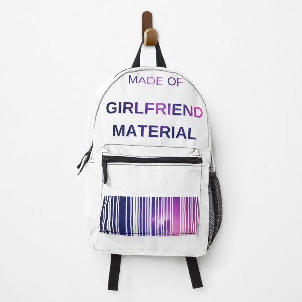 Item preview, Made Of Girlfriend Material Pink Sky- Funny Barcode unique designed and sold by MAEffects.