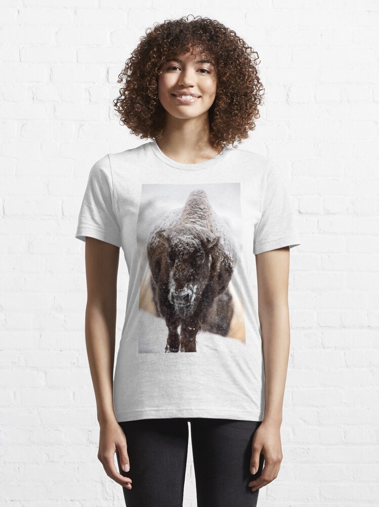 itemful Image: Bison in Snow T-Shirt