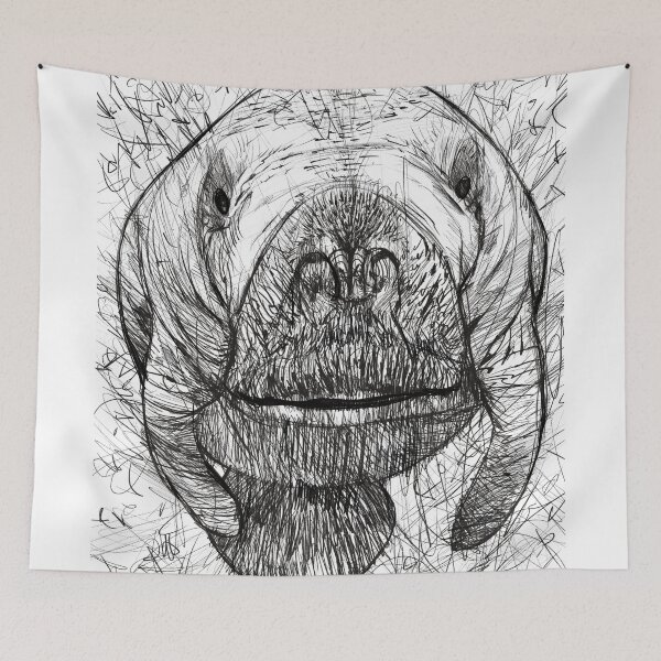 Item preview, DUGONG pencil portrait .2 designed and sold by lautir.