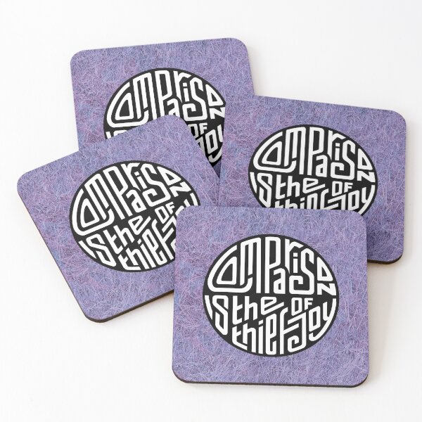 Item preview, Comparison is the thief of joy quote PURPLE designed and sold by Carina Parry Studios.