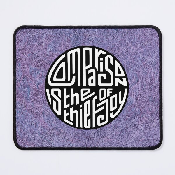 Item preview, Comparison is the thief of joy quote PURPLE designed and sold by Carina Parry Studios.