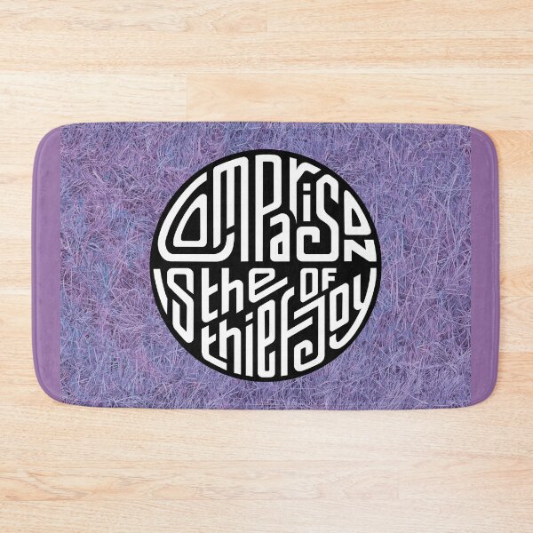 Item preview, Comparison is the thief of joy quote PURPLE designed and sold by Carina Parry Studios.