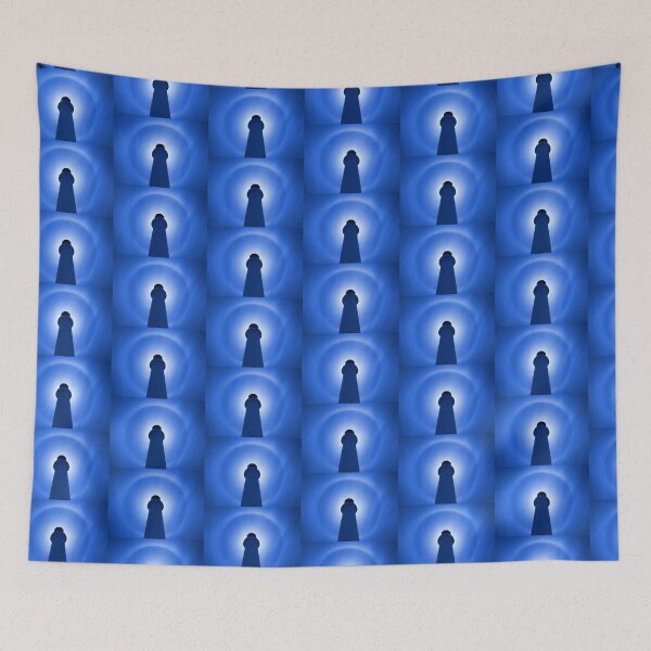 Item preview, Lighthouse Effect - Blue designed and sold by Birgit Moldenhauer.
