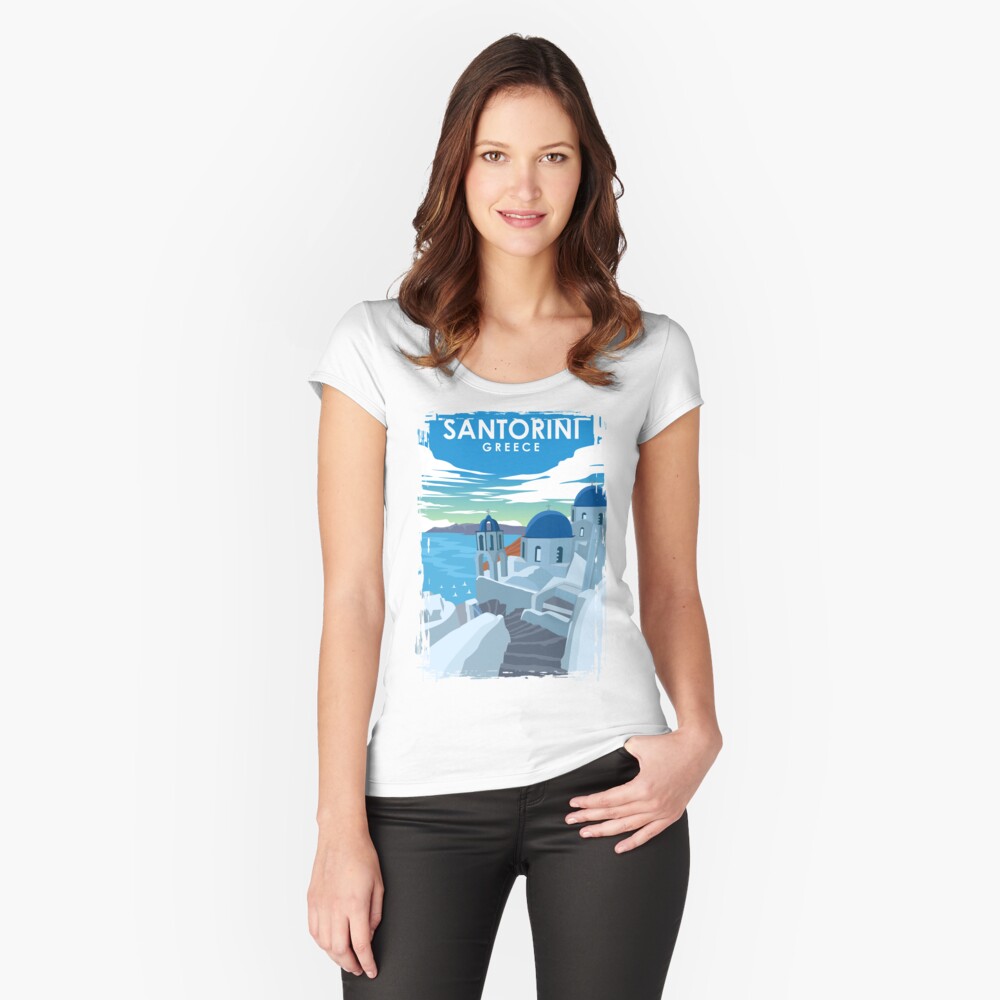 Item preview, Fitted Scoop T-Shirt designed and sold by jornvanhezik.