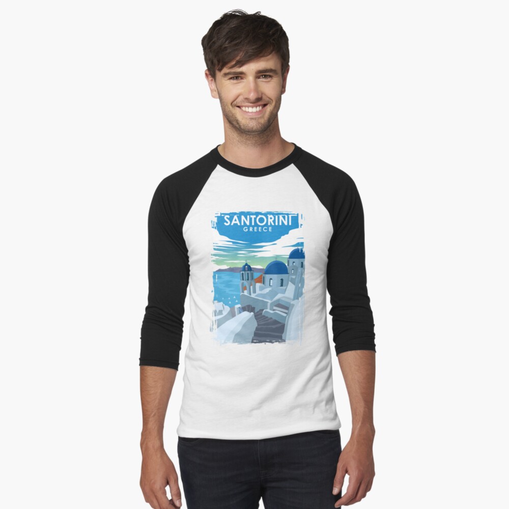 Item preview, Baseball ¾ Sleeve T-Shirt designed and sold by jornvanhezik.