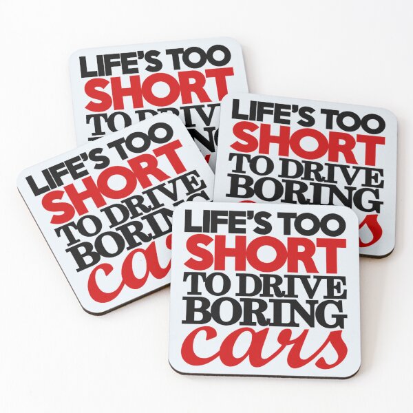 Item preview, Life’s too short to drive boring cars designed and sold by VindorDesigns.