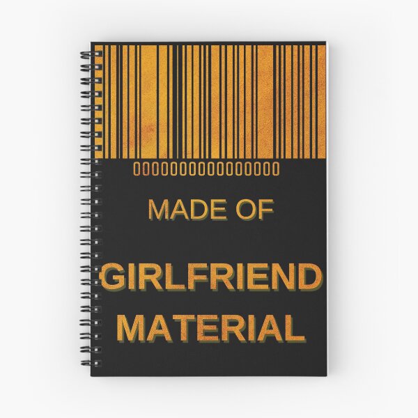 Item preview, Made Of Girlfriend Material Golden- Funny Barcode unique designed and sold by MAEffects.