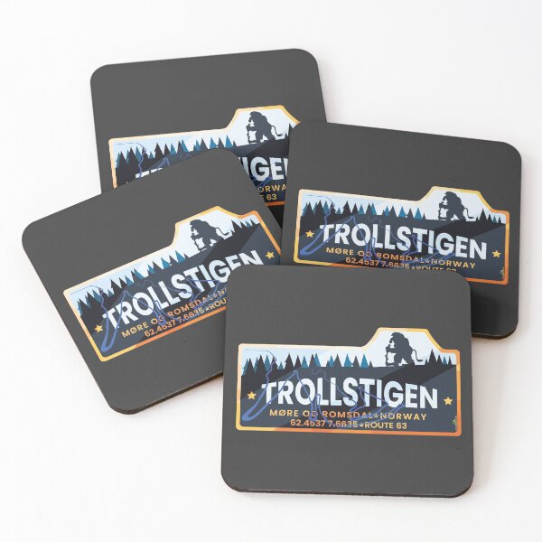 Item preview, Trollstigen The Troll Road Norway T-Shirt Sticker 01 designed and sold by OuterShellUK.