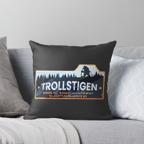 Item preview, Trollstigen The Troll Road Norway T-Shirt Sticker 01 designed and sold by OuterShellUK.