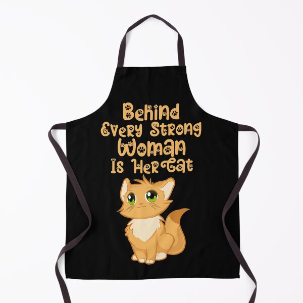 Item preview, Behind Every Strong Woman is Her Cat designed and sold by 5lav.