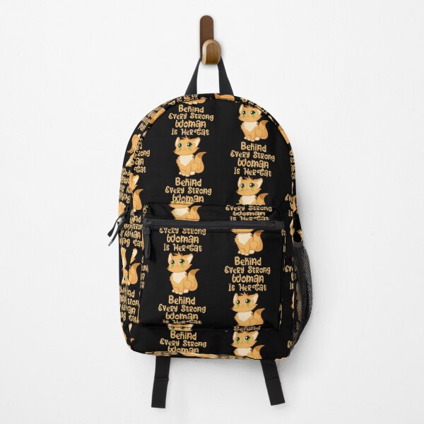 Item preview, Behind Every Strong Woman is Her Cat designed and sold by 5lav.