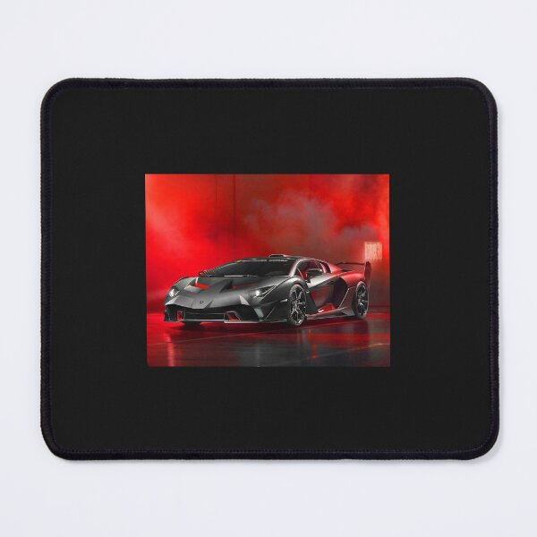 Item preview, black car with re smoke Art Board designed and sold by VindorDesigns.