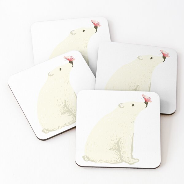 Item preview, Polar bear with butterfly designed and sold by AHthatIsNice.