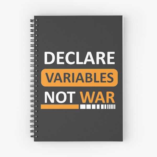 Item preview, Declare Variable not war designed and sold by officalkaamchor.
