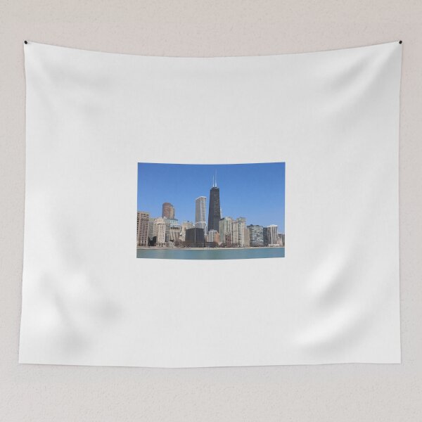 Item preview, Chicago skyline in summer designed and sold by mvpaskvan.