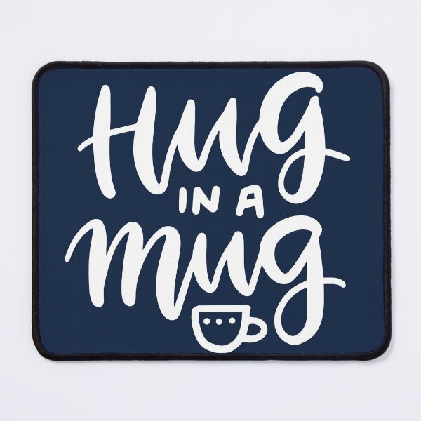 Item preview, hug in a mug - coffee quote designed and sold by Hoetoons.