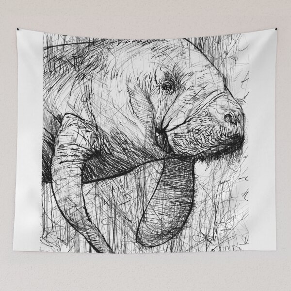 Item preview, DUGONG pencil portrait .3 designed and sold by lautir.