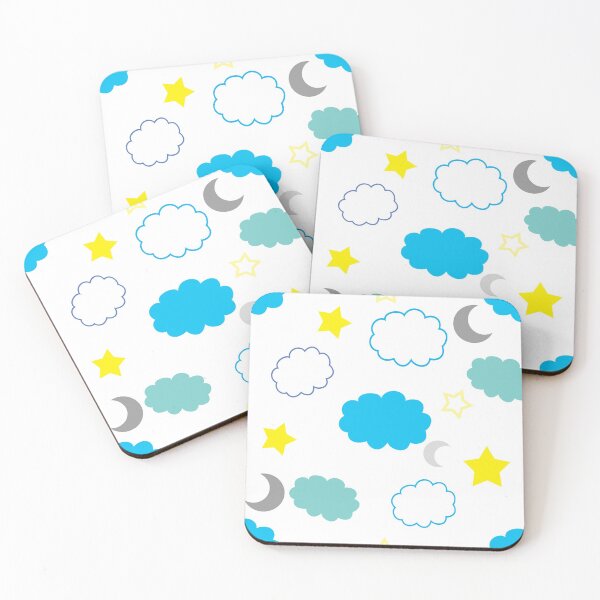 Item preview, Clouds, stars and moon designed and sold by adiosmillet.