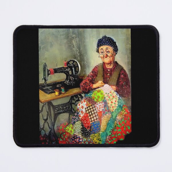 Item preview, Never Underestimate An Old Lady Who Love Sewing And Was Born In May - The Elderly Lady Quilting designed and sold by HerBertTeee.