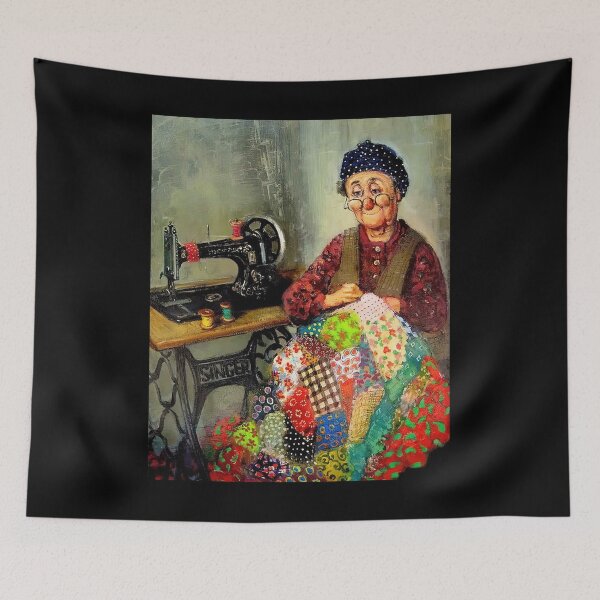 Item preview, Never Underestimate An Old Lady Who Love Sewing And Was Born In May -  The Elderly Lady Quilting designed and sold by HerBertTeee.