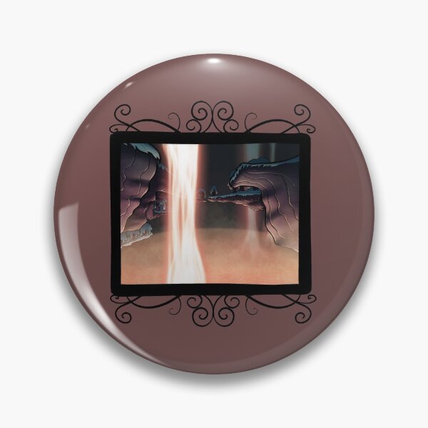 Item preview, nether biome framed illustration designed and sold by ShortAndSad.