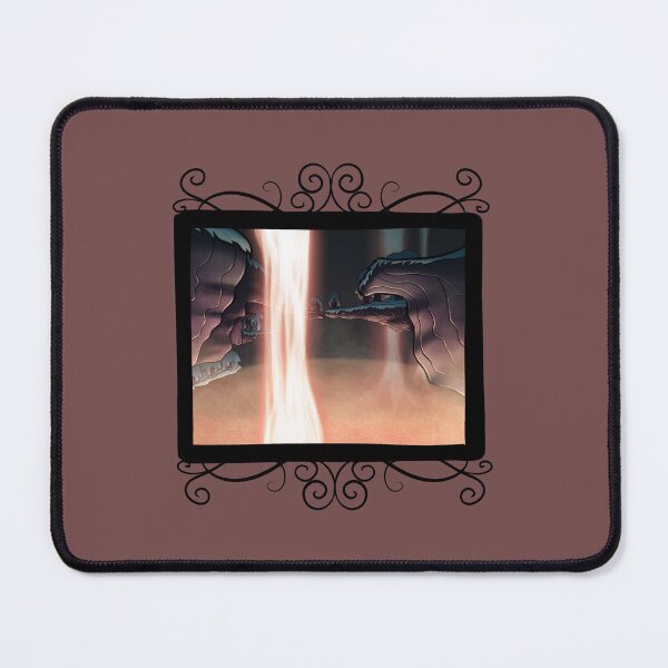 Item preview, nether biome framed illustration designed and sold by ShortAndSad.