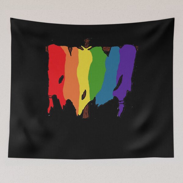 Item preview, Tattered Gay Pride Flag Classic  designed and sold by JosephZindel.