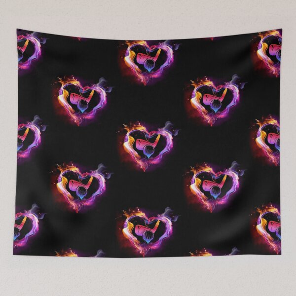 Item preview, Golf Heart Love Art designed and sold by VannaShanha.