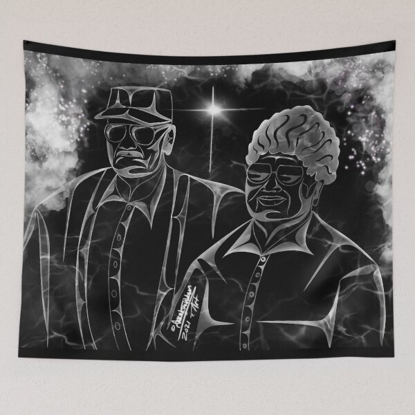 Item preview, Chet and Alvira Pulsifer designed and sold by SpeakthunderArt.