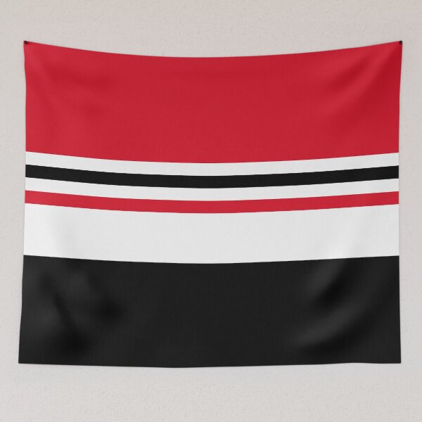 Item preview, Lana Abstract Red White Black Striped designed and sold by Wizzles Emporium.