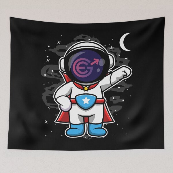 Item preview, Super Astronaut Evergrow EGC Coin To The Moon Crypto Token Cryptocurrency Blockchain Wallet HODL designed and sold by AdamRoberts90.