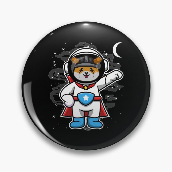 Item preview, Super Astronaut Floki Inu Coin To The Moon Crypto Token Cryptocurrency Blockchain Wallet HODL designed and sold by AdamRoberts90.