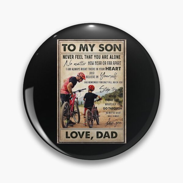 Item preview, To My Son Mountain Biking - To My Son Never Feel That You Are Alone - Mountain Biker Lovers  designed and sold by douglasNVD.