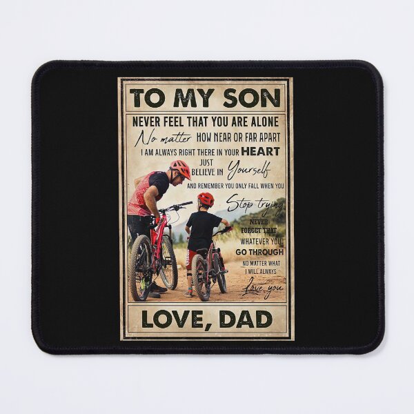 Item preview, To My Son Mountain Biking - To My Son Never Feel That You Are Alone - Mountain Biker Lovers designed and sold by douglasNVD.