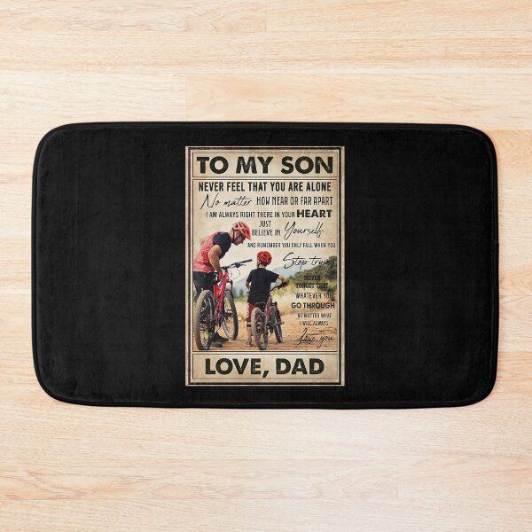 Item preview, To My Son Mountain Biking - To My Son Never Feel That You Are Alone - Mountain Biker Lovers  designed and sold by douglasNVD.