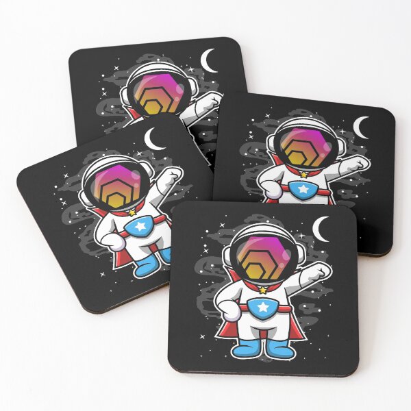 Item preview, Super astronauta HEX Coin To The Moon Crypto Token Criptomoneda Blockchain Billetera HODL designed and sold by AdamRoberts90.
